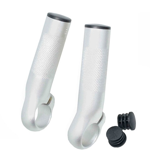 [79074] BARD-END ALUMINIUM SILVER L:90MM