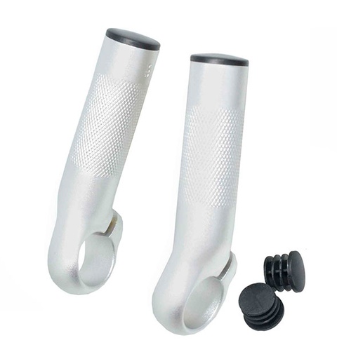 [79074] BARD-END ALUMINIUM SILVER L:90MM