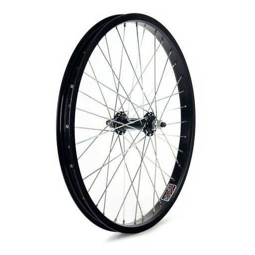[79642] RUEDA DELANTERA DE BMX EN NEGRO ALUMINIO