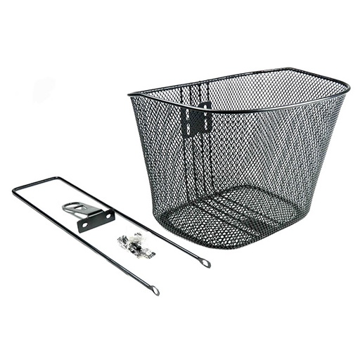 [80089] CESTO MTB 26" COLOR NEGRO FIJA C/VARILLA