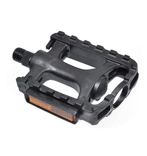 [80130] PEDALES MTB 26" DE PLASTICO CON BOLAS ROSCA 9/16"