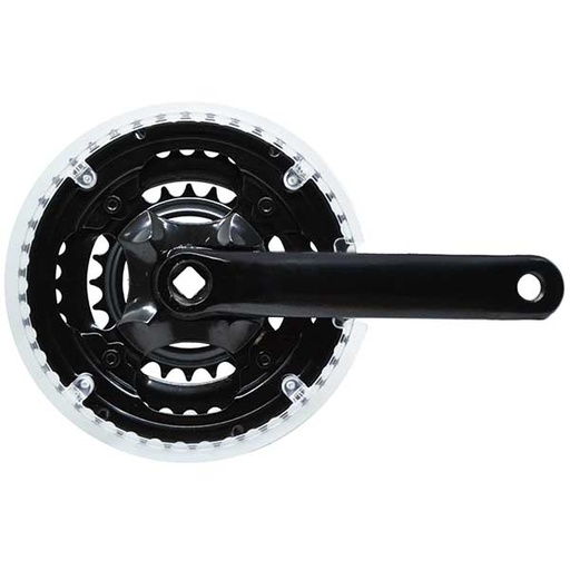 [80180] JGO.BIELAS 170MM 24/34/42D ALUMINIO NEGRO 