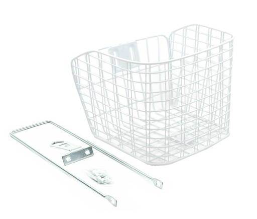 [80589] CESTA 20" BLANCO CON VARILLA 300x220mm