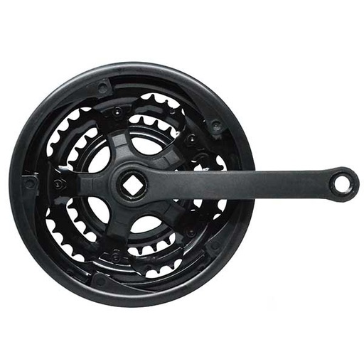 [80635] JGO.BIELAS 170MM 28/38/48D ACERO PLASTIFICADO NEGRO P3011P1