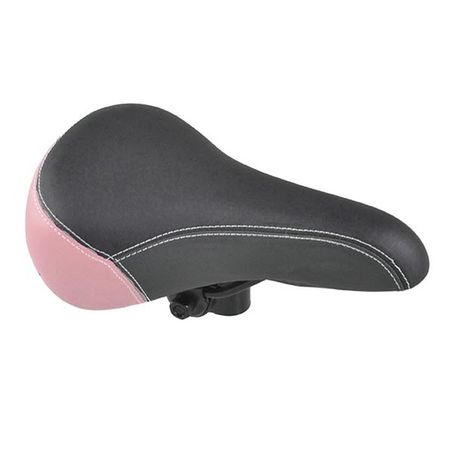 [80654] SILLIN MTB-24-26" NEGRO/NARANJA C/NUEZ 260x170mm