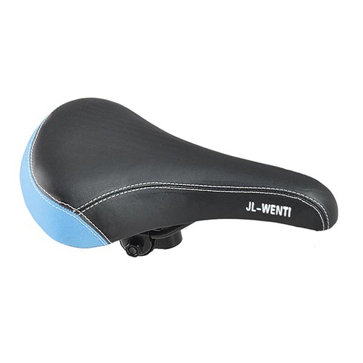 [80660] SILLIN MTB-24/26" "JL-WENTI" NEGRO/AZUL C/NUEZ 260x170mm