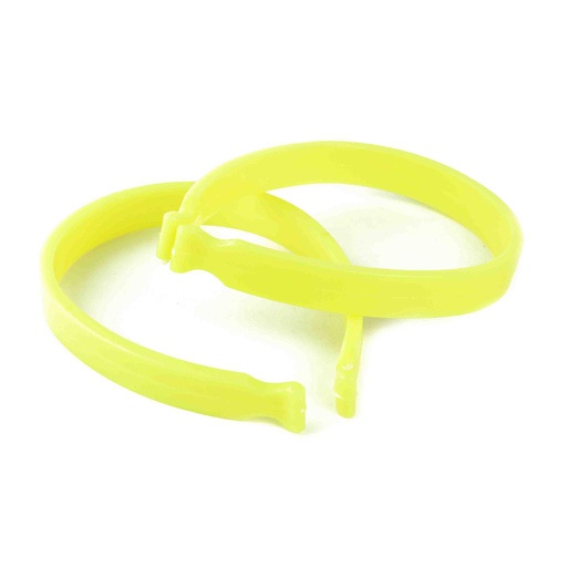 [80684] HOSENBÄNDER, PVC GELB (PAAR)