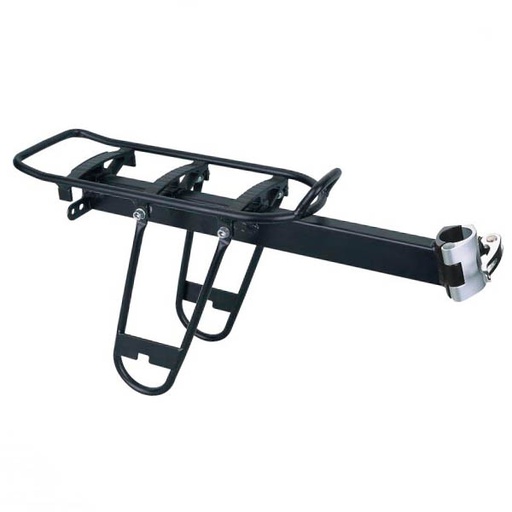 [80704] PORTABULTOS A LA TIJA,ALUMINIO NEGRO, PARA ALFORJAS