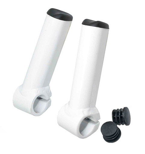 [80786] PROTESIS MANILLAR ALUMINIO BLANCO L:100MM