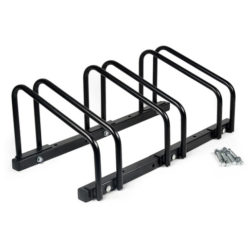 [80853] SOPORTES EXPOSITOR 3 BICIS ACERO NEGRO