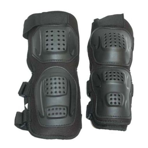 [80884] CONJUNTO RODILLERA-CODERA EN NEGRO