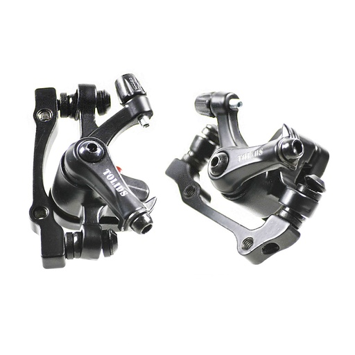 [80887] CONJUNTO FRENOS DISCO ALUMINIO EN NEGRO (YDS-09)