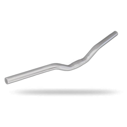 [80943] MANILLAR DOBLE ALTURA ALUMINIO 28.6 PLATA 580mm 