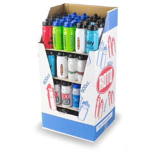 [88000] BIDON "ROTO" EQUIPOS 80PCS EXPOSITOR