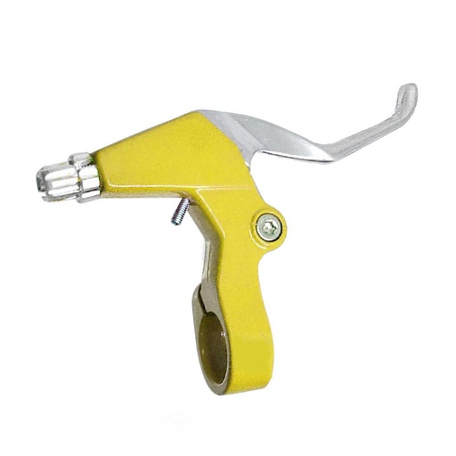 [92012] MANETAS FRENO V-BRAKE,ALUMINIO AMARILLO/PLATA QW