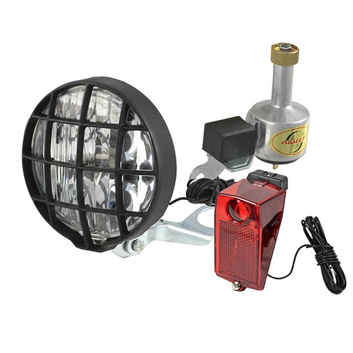 [93621] CONJUNTO LUCES CON DINAMO ,6V-3W