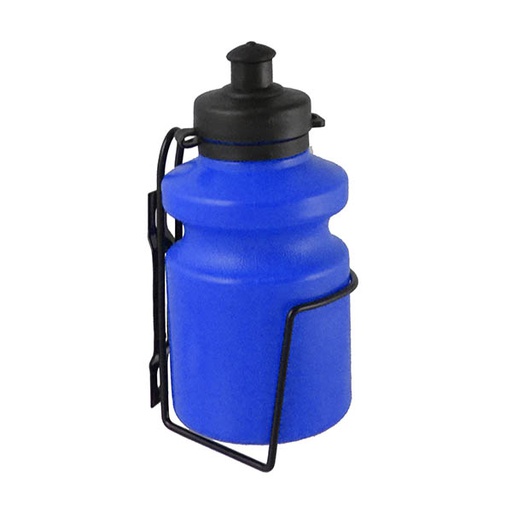 [93661] BOTTLE+BOTTLE CAGE, 300CC CHILDREN IN BLUE
