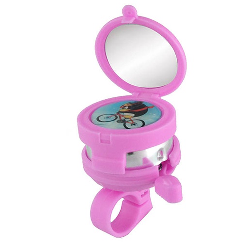 [93667] TIMBRE CON ESPEJO,ROSA CON ANIMACION