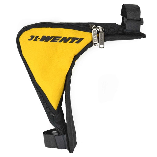 [94003] BOLSO TRIANGULO CON HOMBRERA AMARILLO QW