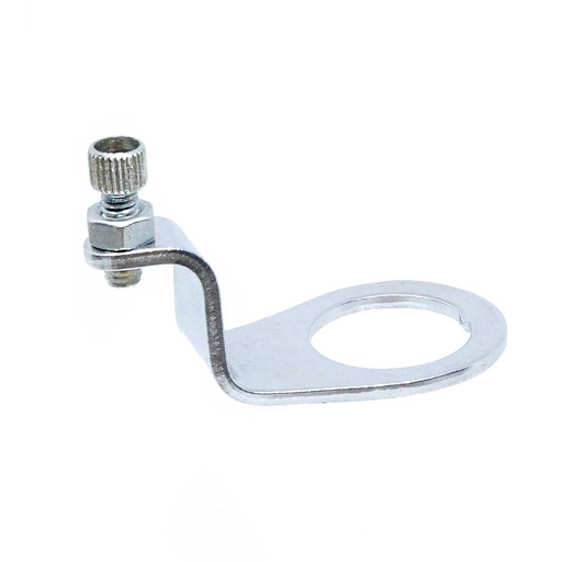 [28045] PERCHA CABLE FRENO DELTERO DE 22.2 ACERO/CROMAD.