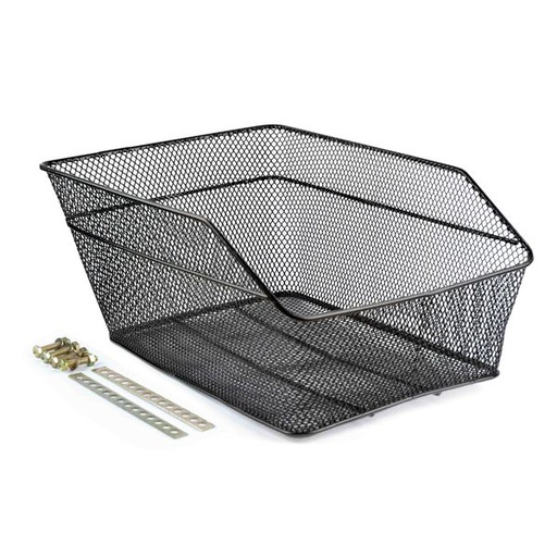 [99001] CESTO TRASERO ACERO/NEGRO