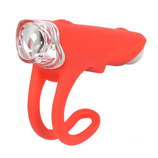 [80221] LUZ DELANTERA SILICONA EN COLOR ROJO