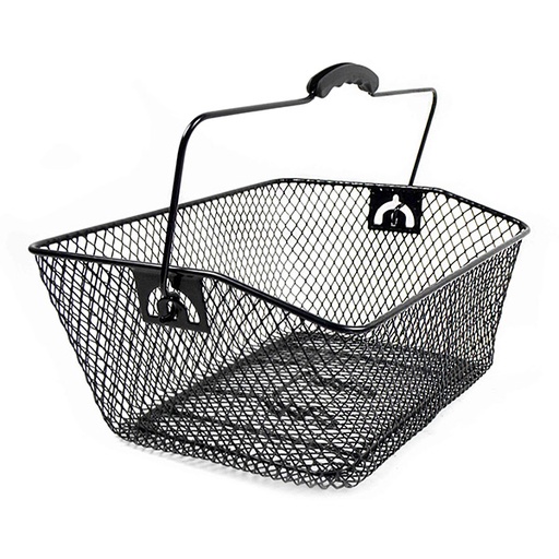 [38960] CESTO TRASERO,NEGRO, 40x30x17x13.5CM