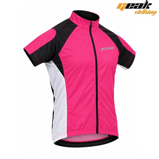 MAILLOT CORTO "JL WENTI" EN ROSA/NEGRO