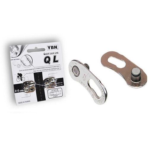 [39107] CONECTOR CADENA (QUICK LOC) 6-7-8 VELOCIDADES 1 SET