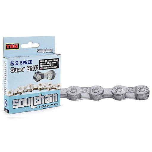 [39126] CADENA 9 VELOCIDADES, 1/2"X11/128",RUST BUSTER,S9RB