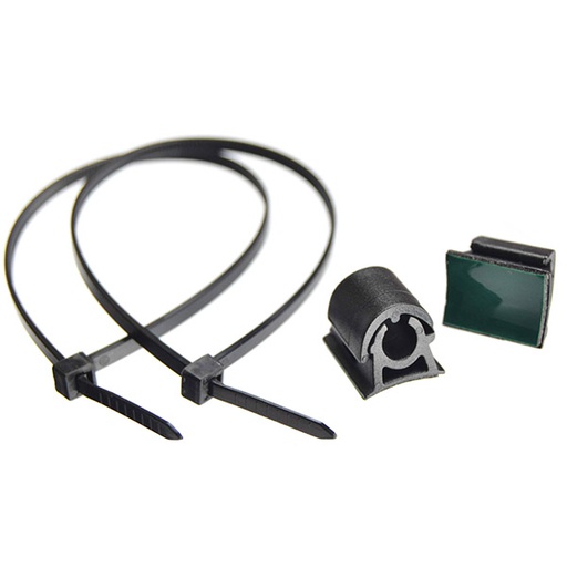 [39146] GUIAS PARA CABLES FRENO HIDRAULICO, ADHESIVO, PLASTICO