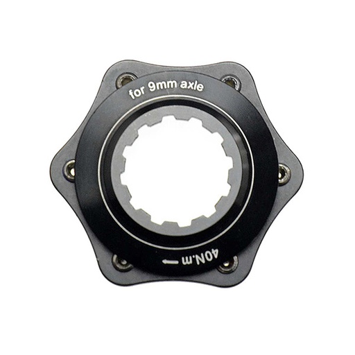 [39156] ADAPTADOR CENTERLOCK, 9MM, NEGRO