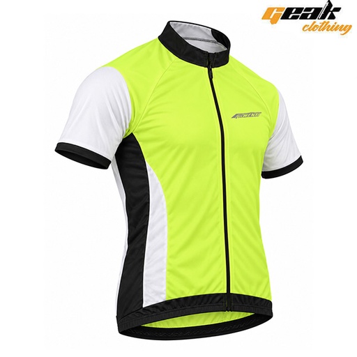 MAILLOT CORTO "JL-WENTI" AMARILLO/BLANCO/NEGRO