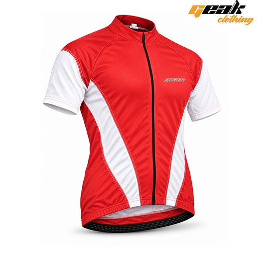 MAILLOT CORTO "JL-WENTI" ROJO Y BLANCO