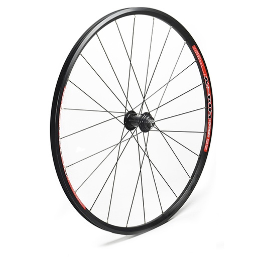 [15825D] RUEDA DELANTERA 27.5" DISCO CENTER LOCK, CIERRE, 24H INOX QW