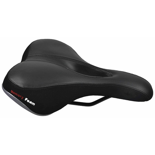 [93901] SILLIN MTB NEGRO "MEMORY FOAM" 260X165mm