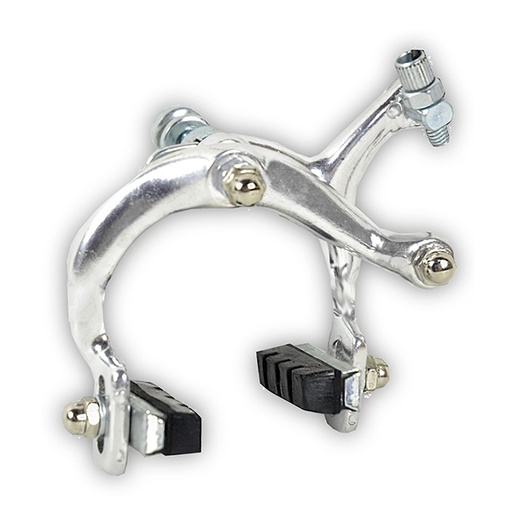 [93908] FRENOS HERRADURA ALUMINIO 68MM PLATA