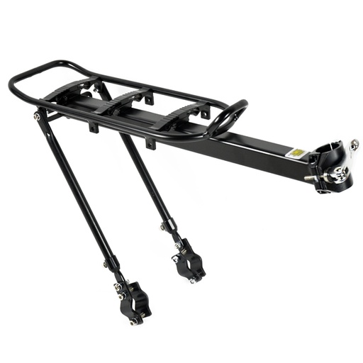 [93919] PORTABULTOS ALUMINIO, SUJECION TIJA, REGULABLE, 24"-29"