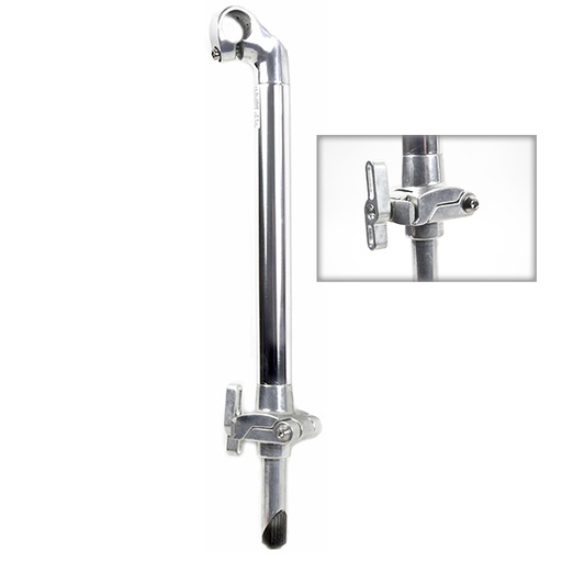 [93933] POTENCIA BICI PLEGABLE ALUMINIO PLATA 22.2