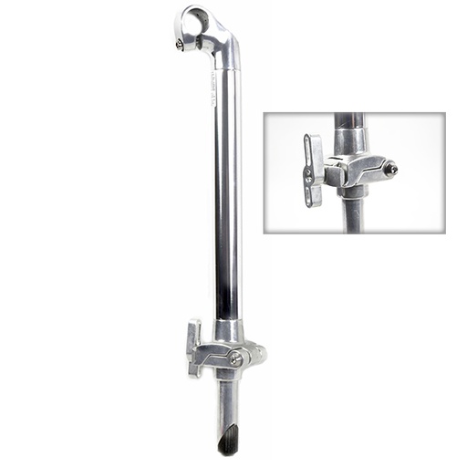 [93933] POTENCIA BICI PLEGABLE ALUMINIO PLATA 22.2