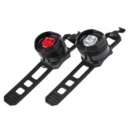 [93946] CONJUNTO LUCES 2-FUNCIONES ALUMINIO NEGRO