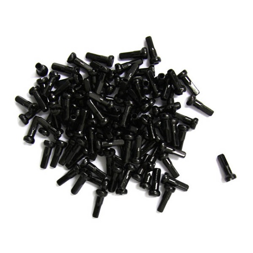 [93947] CABECILLAS RADIOS 14 MM EN NEGRO (350 PIEZAS)