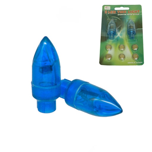 [80466] TAPONES VALVULA CON LUZ EN AZUL ,JY-508