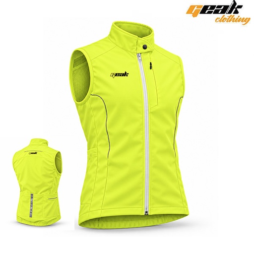 CHAQUETA INVIERNO SIN MANGAS "GEAK" AMARILLO 