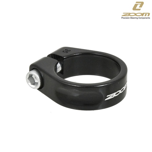 [40400N] CIERRE SILLIN "ZOOM" 34.9MM ALUMINIO NEGRO