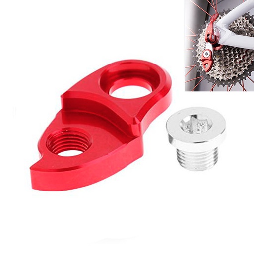[22046R] PROLONGADOR CAMBIO TRASERO PARA PIÑONES 42T-50T ROJO QW