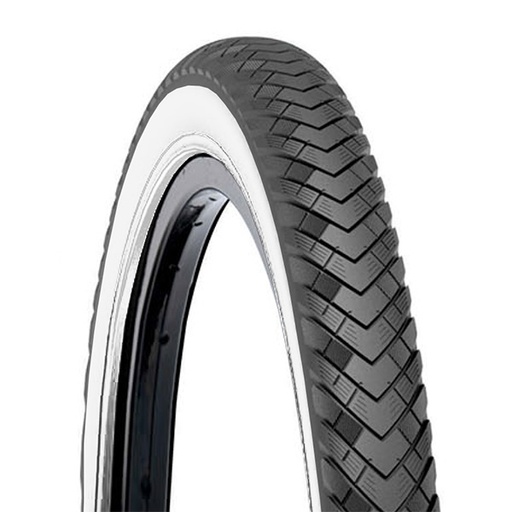 [33052] CUBIERTA 700 X 45C (28X1.75) NEGRA/BLANCA "DSI" SRI-129