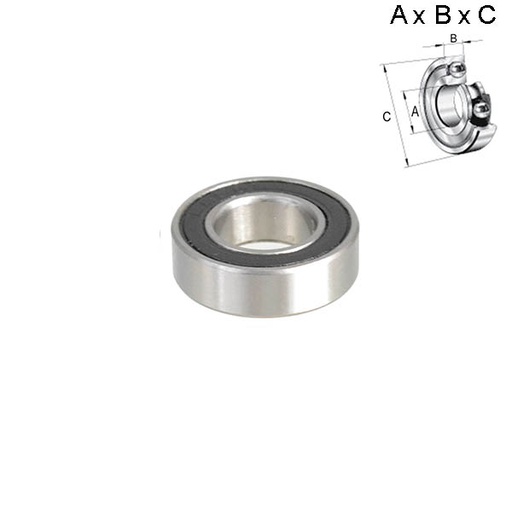 [ROD008] RODAMIENTO SELLADO 9x5x17mm (RUEDA) 689RS