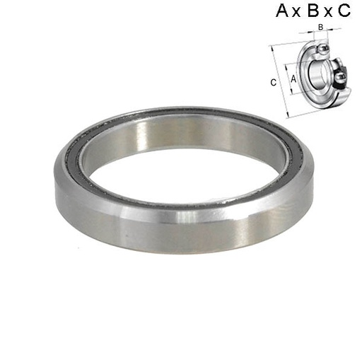 [ROD039] RODAMIENTO SELLADO 37x7x49mm 45/45 (DIRECCIÓN) 