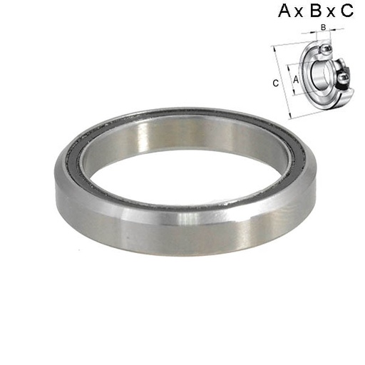 [ROD040] RODAMIENTO SELLADO 37x7x49mm 36/45 (DIRECCIÓN) 